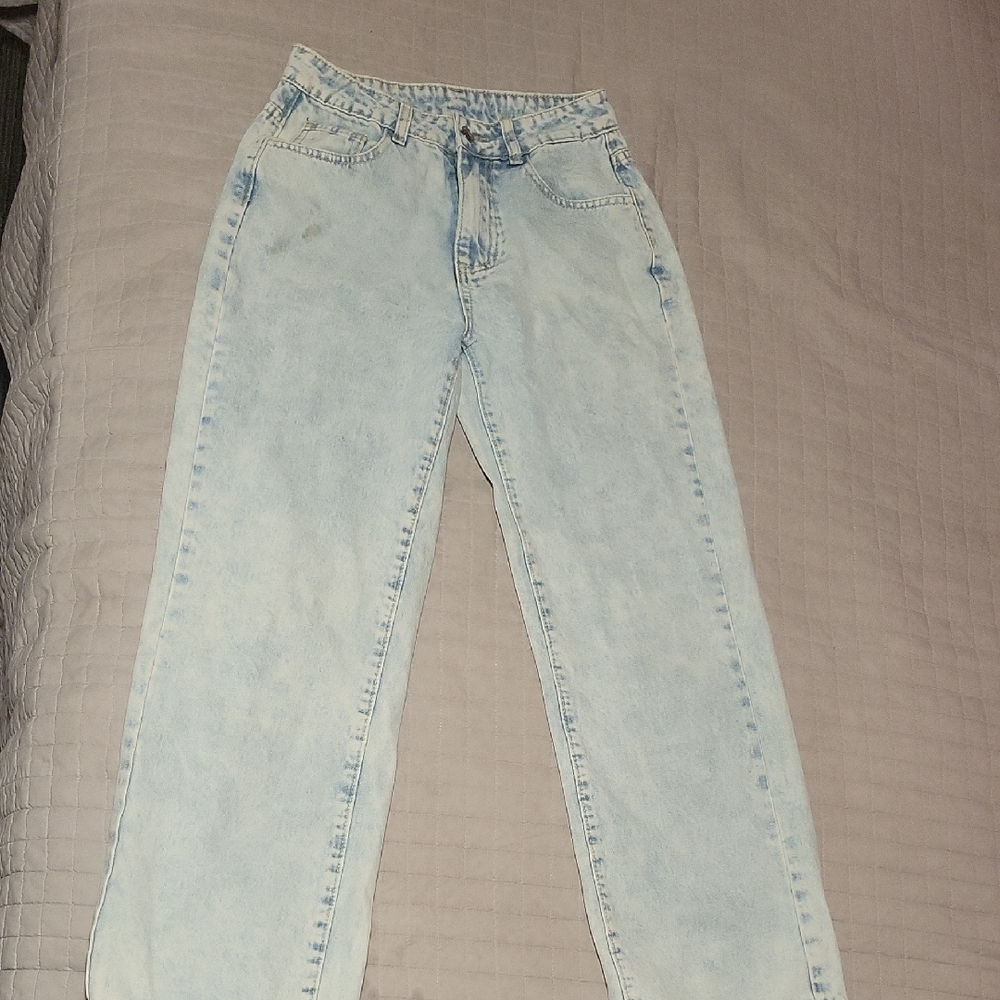 SHEIN Light Blue Denim Jeans